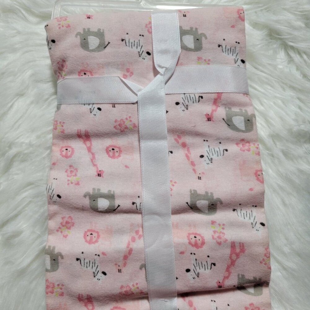 Elephant Themed Lovey, Rattle, & Receiving Blanket Set - Picture 7 of 8